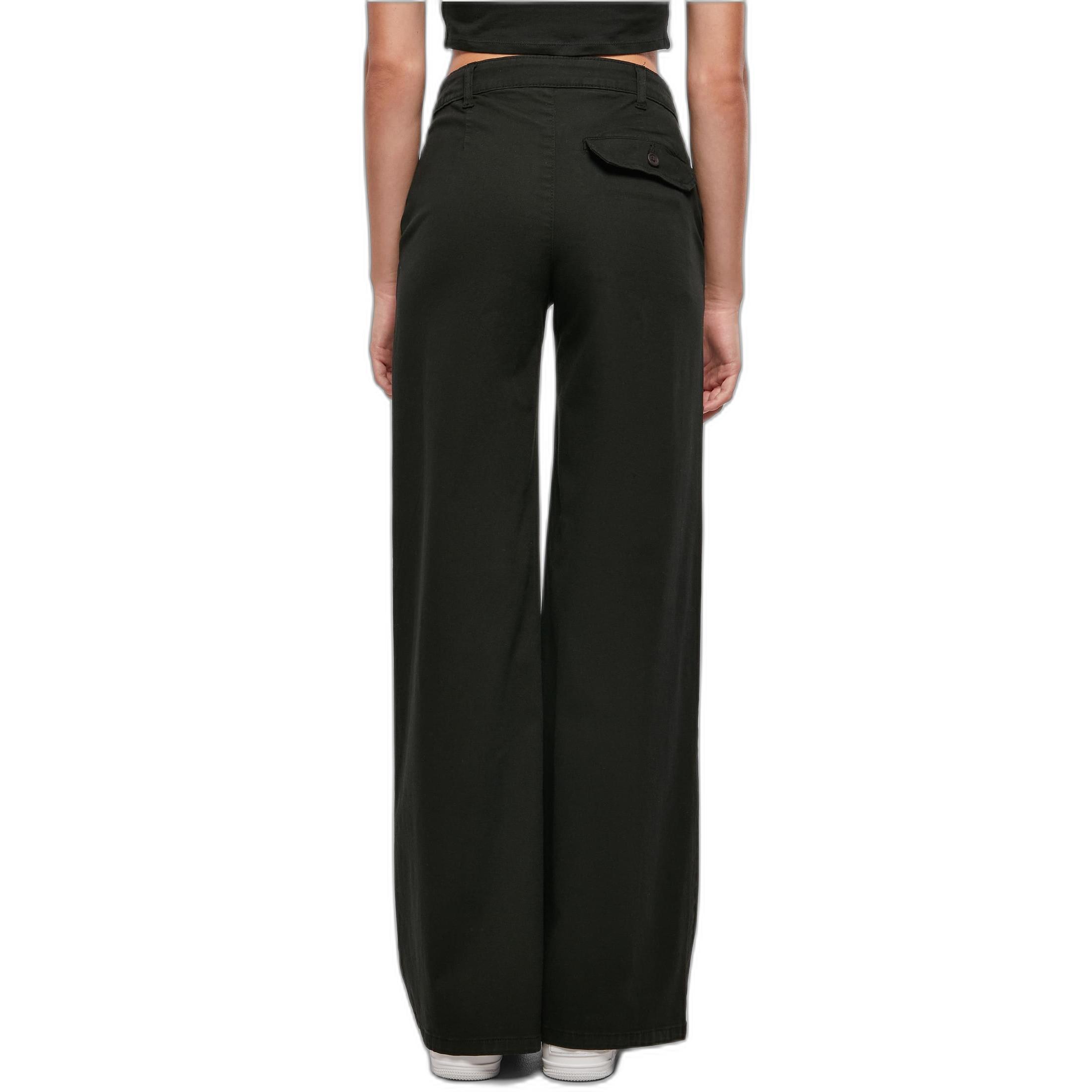 URBAN CLASSICS Chinohose mit hoher Taille,