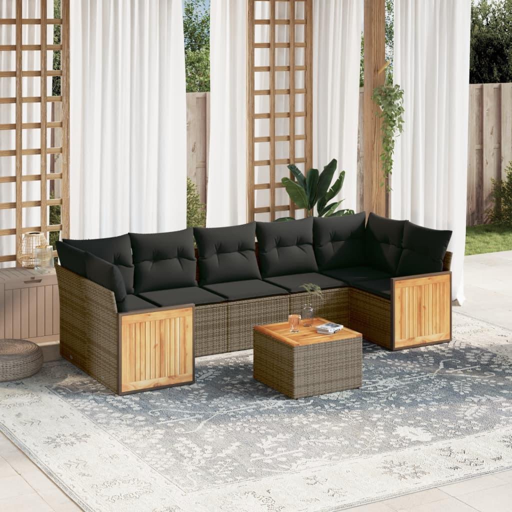 VidaXL Garten sofagarnitur poly-rattan