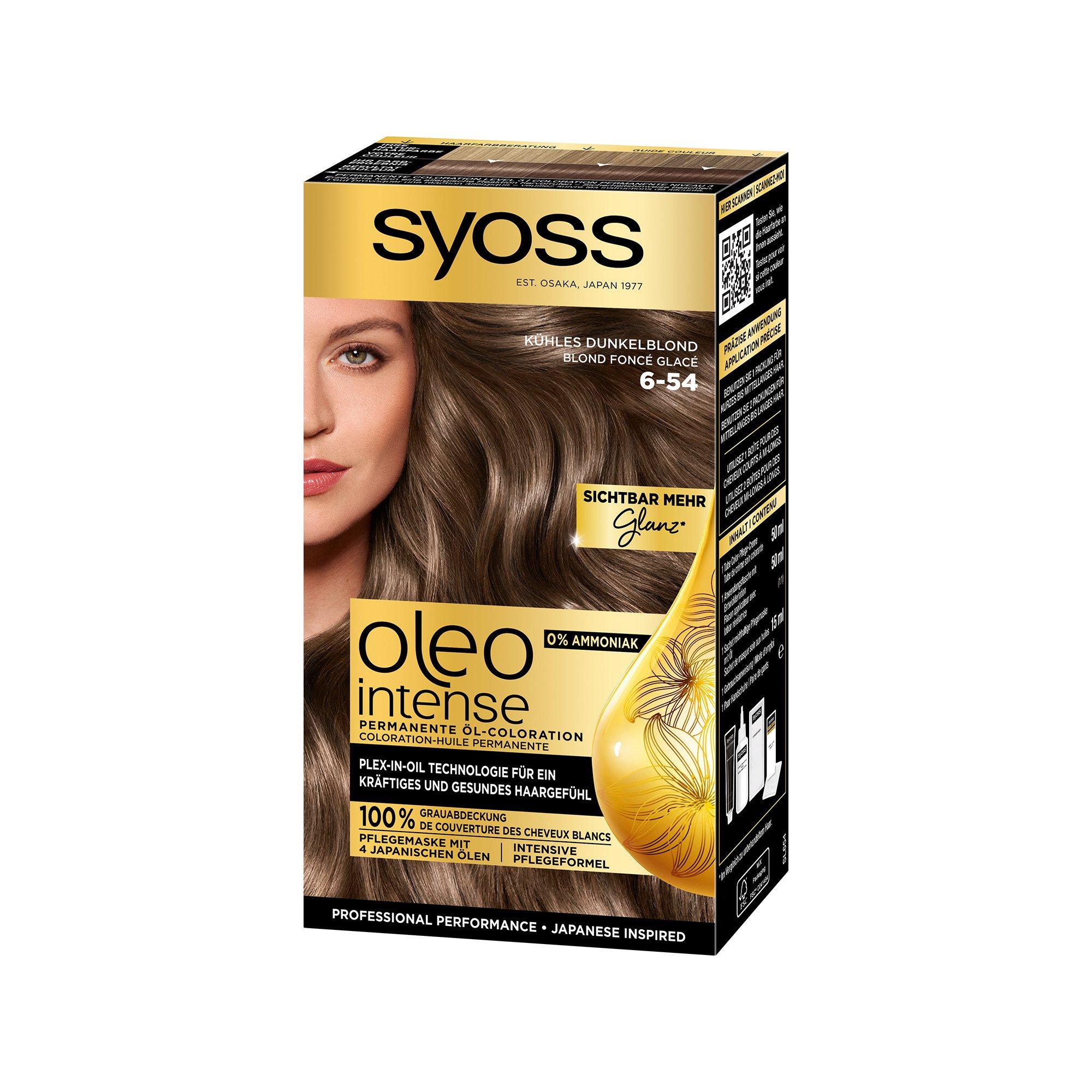 syoss Oleo Intense Color 6-54 Kühles Dunkelblond