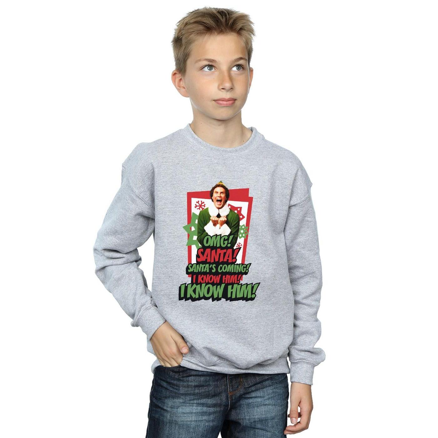 Elf OMG Santa Sweatshirt