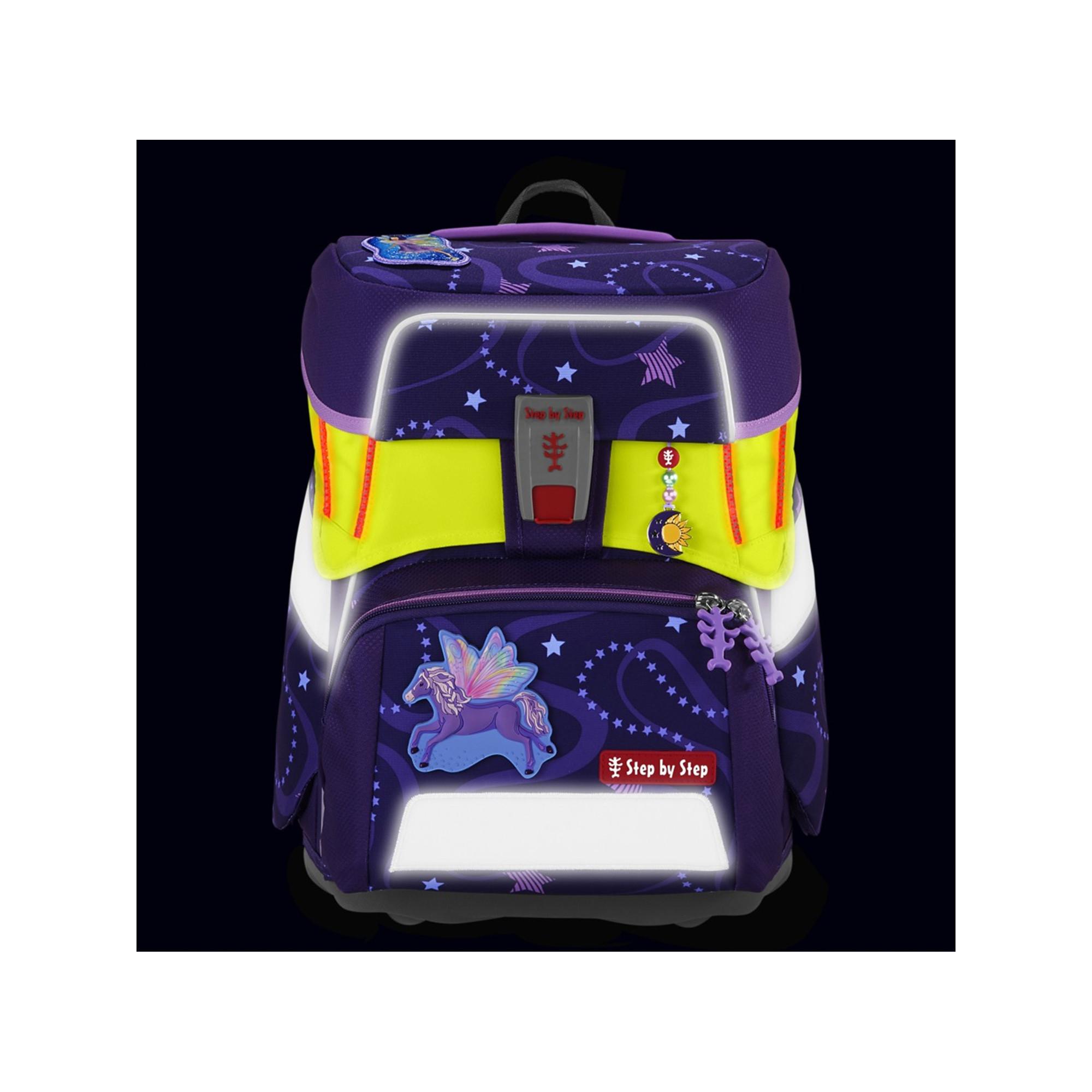 Step by Step Fluoreszierendes Sicherheitsset für Rucksack