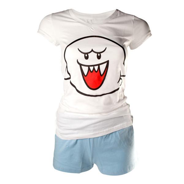 Bioworld Majin Boo Print V-Ausschnitt T-Shirt
