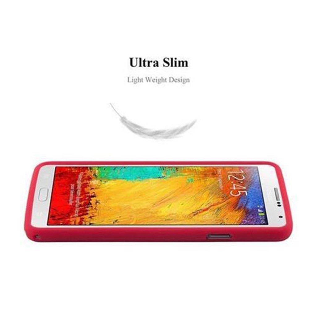 Cadorabo Hülle für Samsung Galaxy NOTE 3 TPU Silikon Frosted