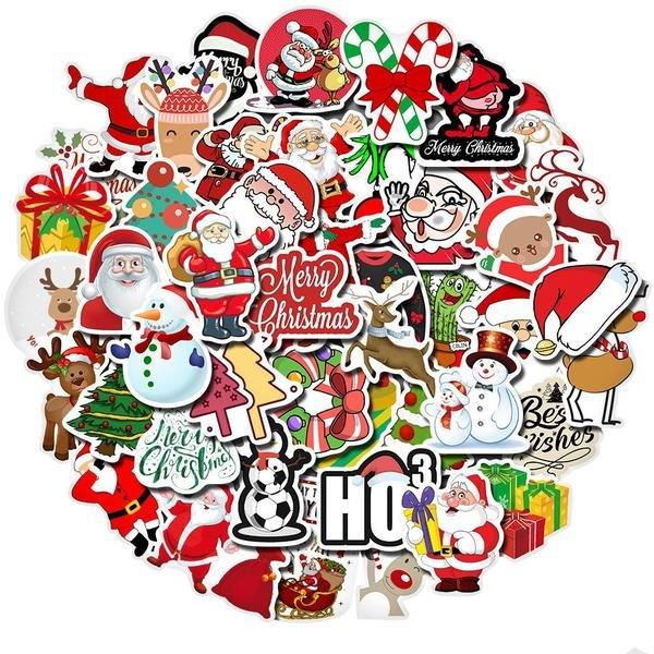 eStore 50x Aufkleber und Abziehbilder – VSCO Weihnachten