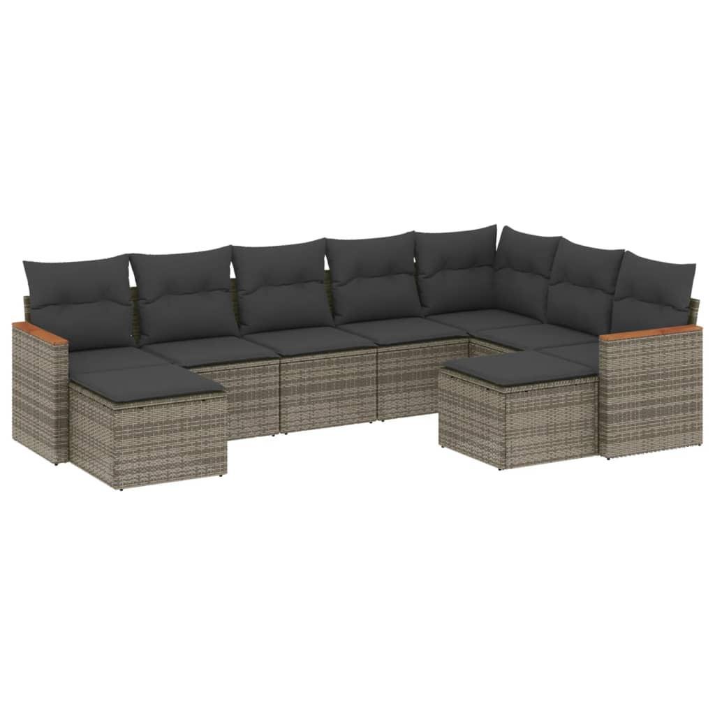 VidaXL Garten sofagarnitur poly-rattan