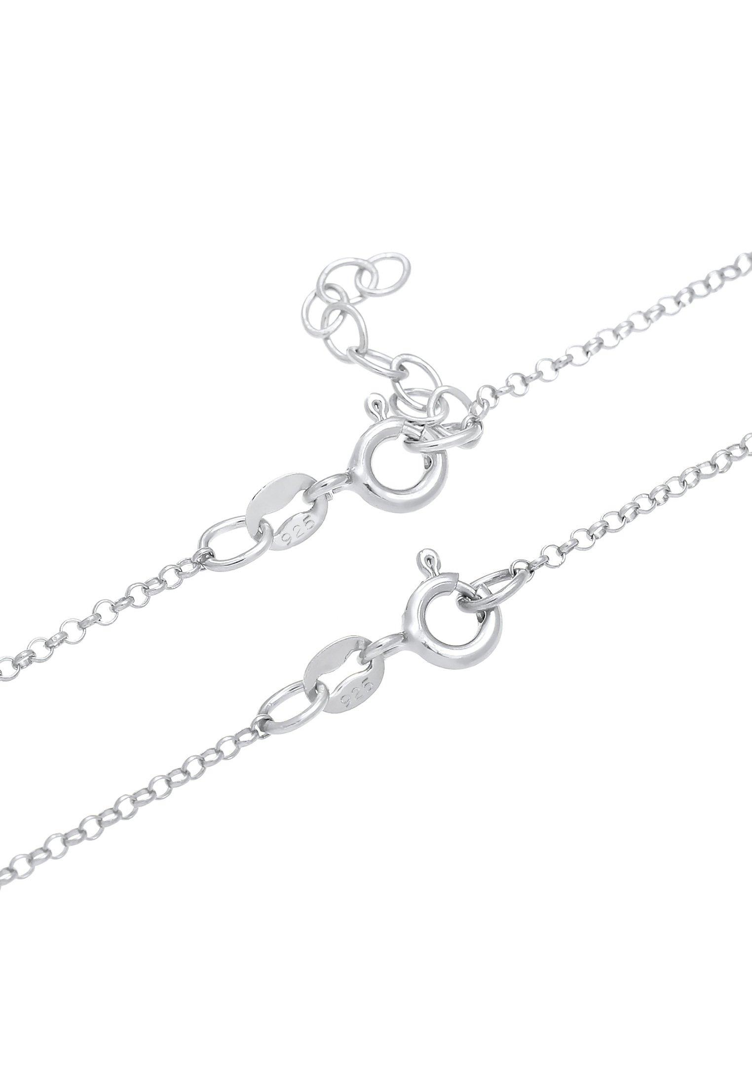 Elli Halskette 2Er Set Lebensblume Mutter Tochter 925 Silber