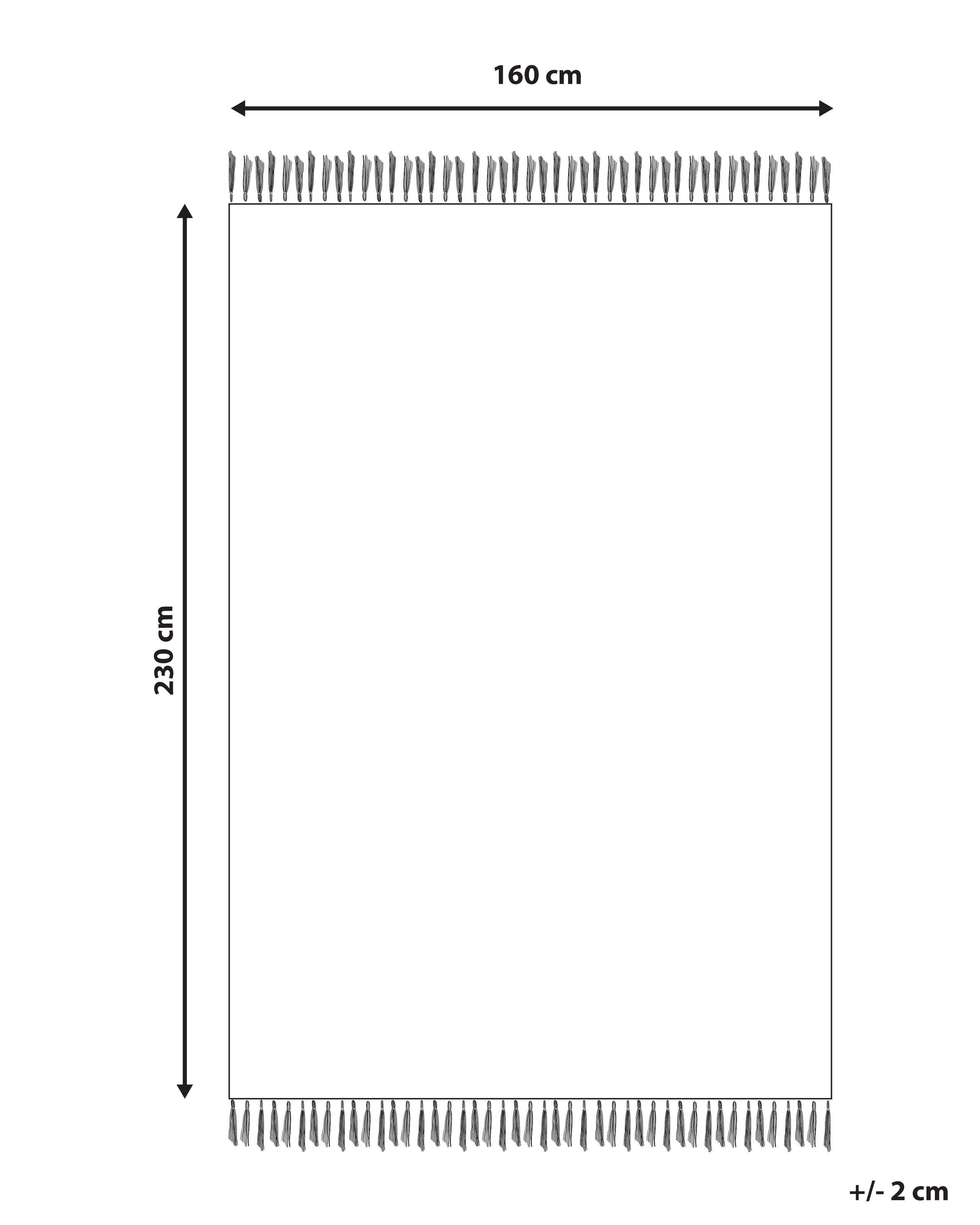 Beliani Teppich aus Jute Boho LUNIA