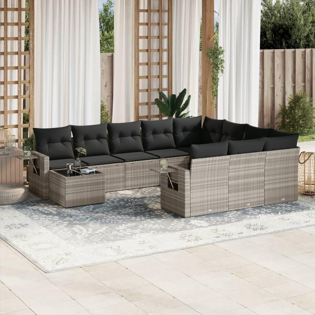 VidaXL Garten sofagarnitur poly-rattan