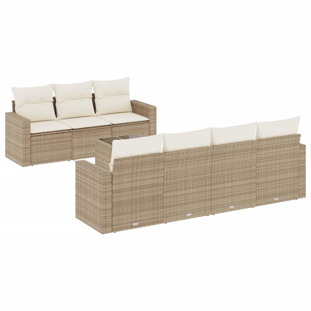 VidaXL Garten sofagarnitur poly-rattan