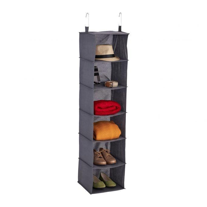 B2X Hängeregal Kleiderschrank 6 Fächer