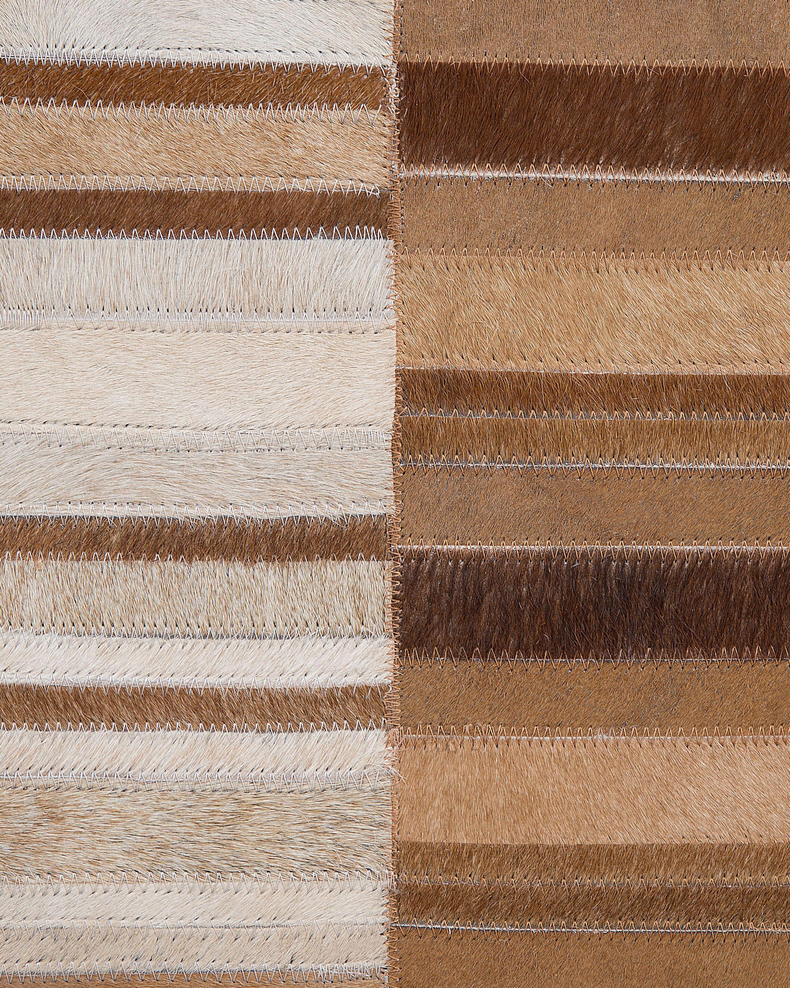 Beliani Teppich aus Kuhfell Industriell YAGDA