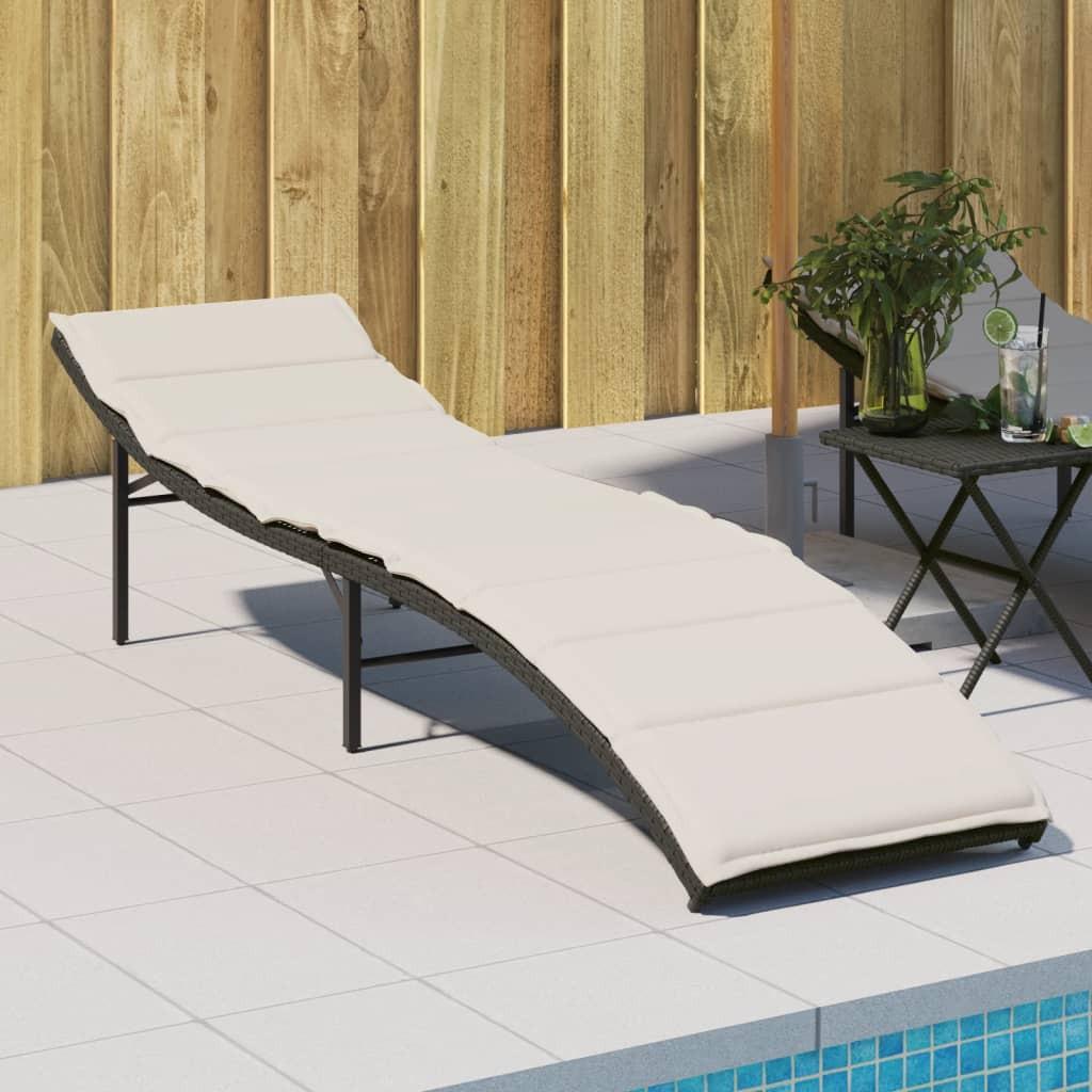 VidaXL Sonnenliege poly-rattan