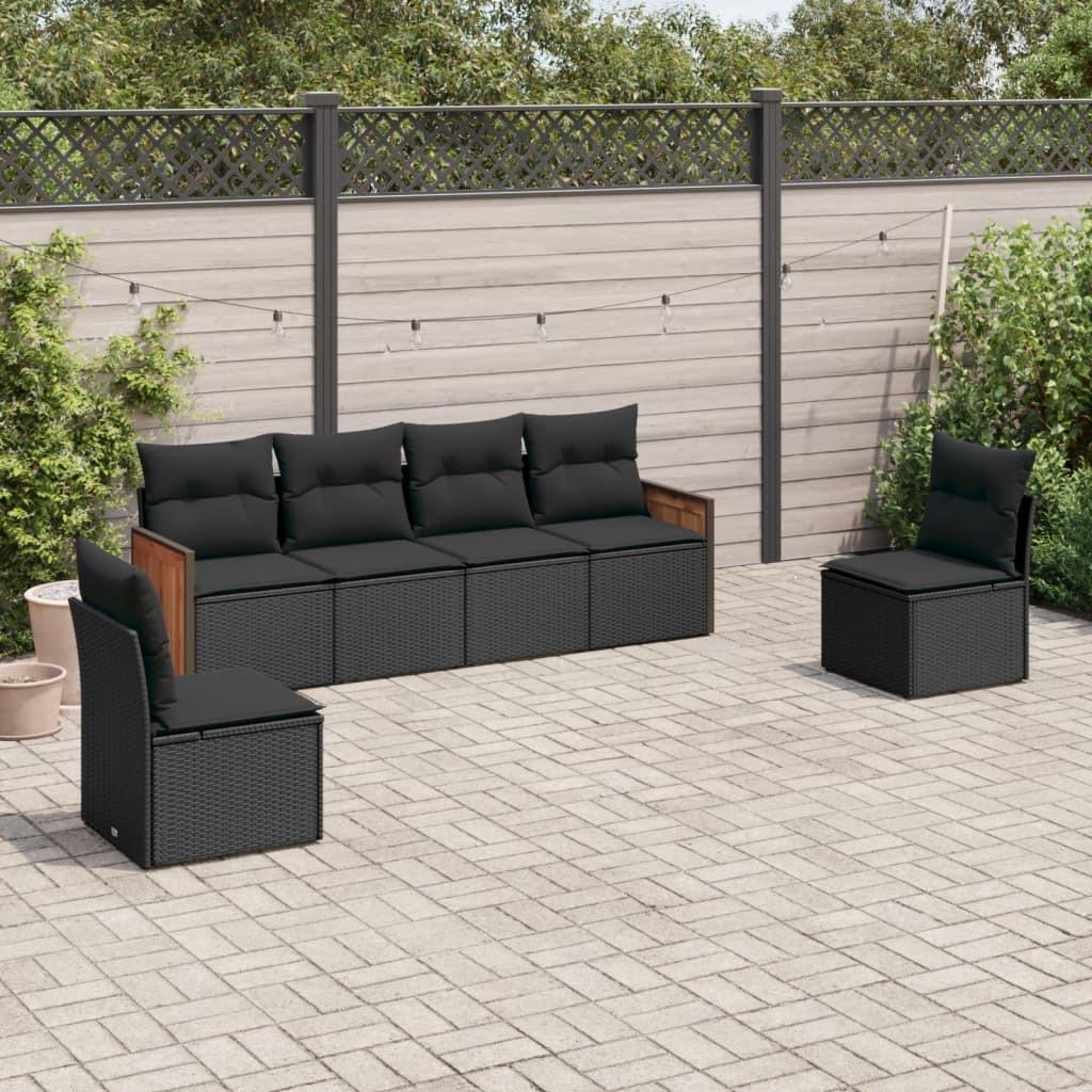 VidaXL Garten sofagarnitur poly-rattan