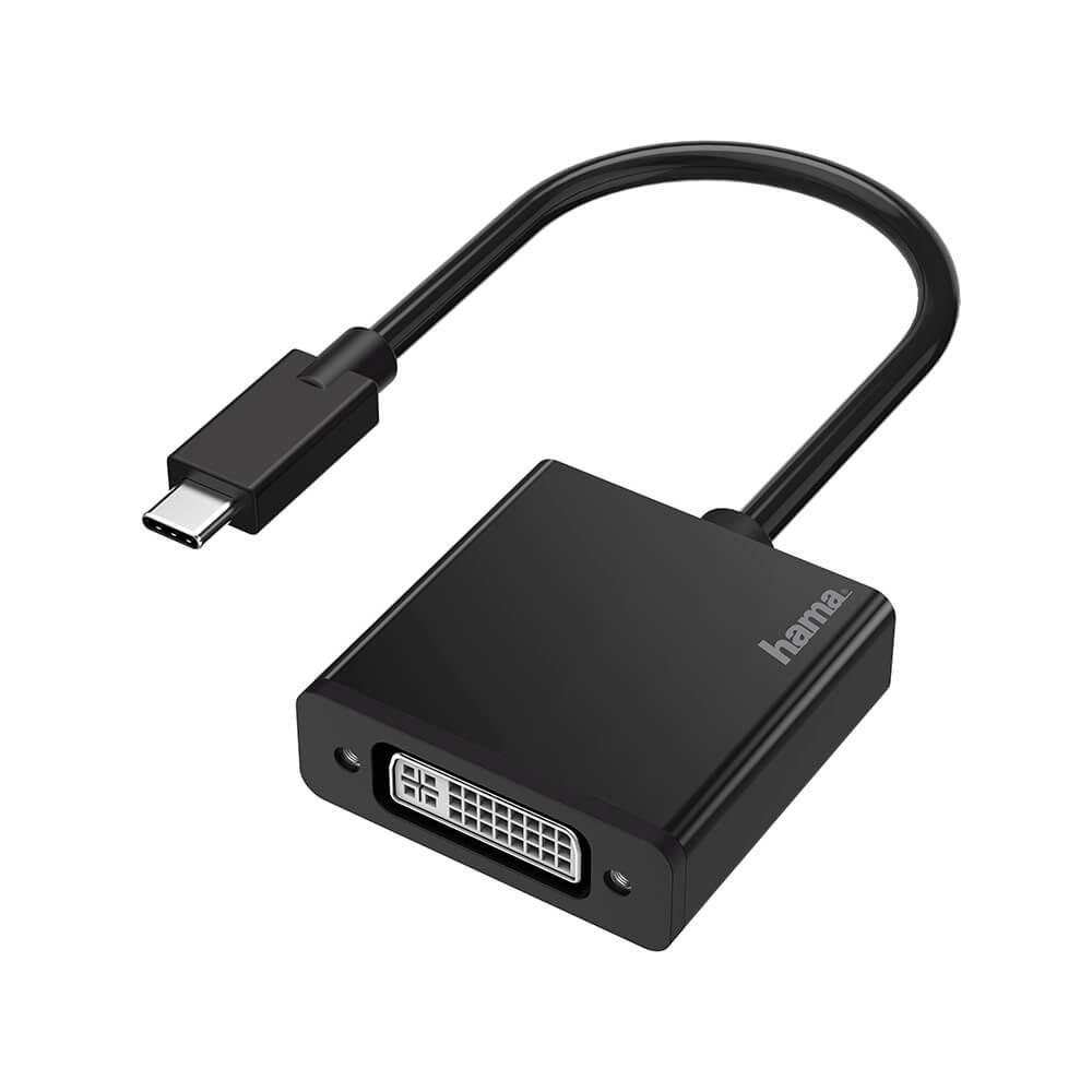 hama HAMA Adapter Video USB-C auf DVI Ultra-HD 4K