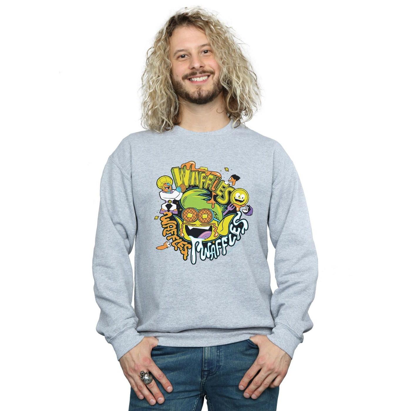 DC COMICS Teen Titans Go Waffle Mania Sweatshirt