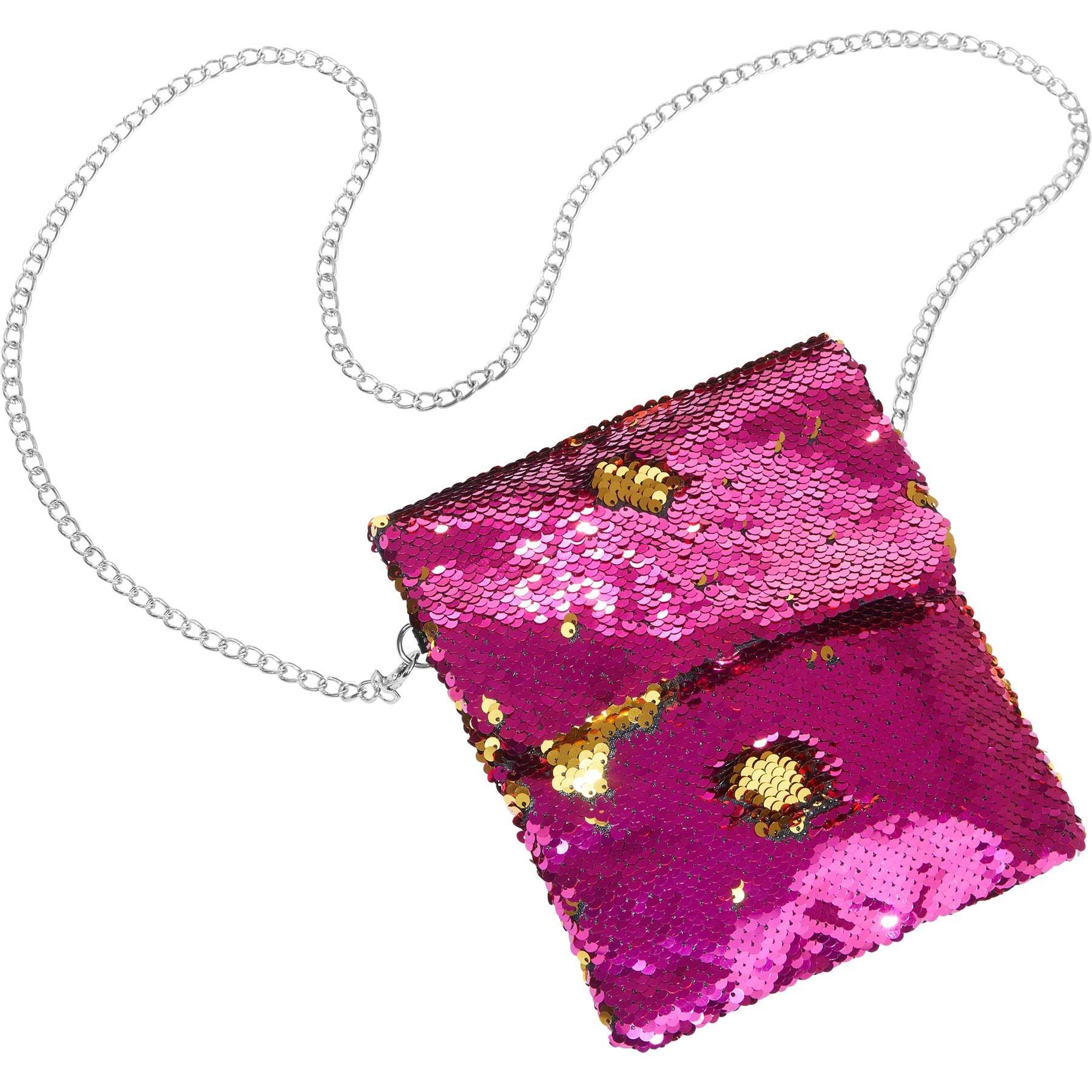 Tectake Pailletten-Handtasche