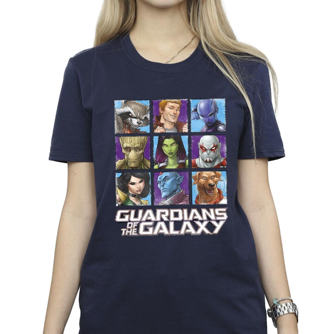 Guardians Of The Galaxy Guardians of the Galaxy Character Grid T-Shirt