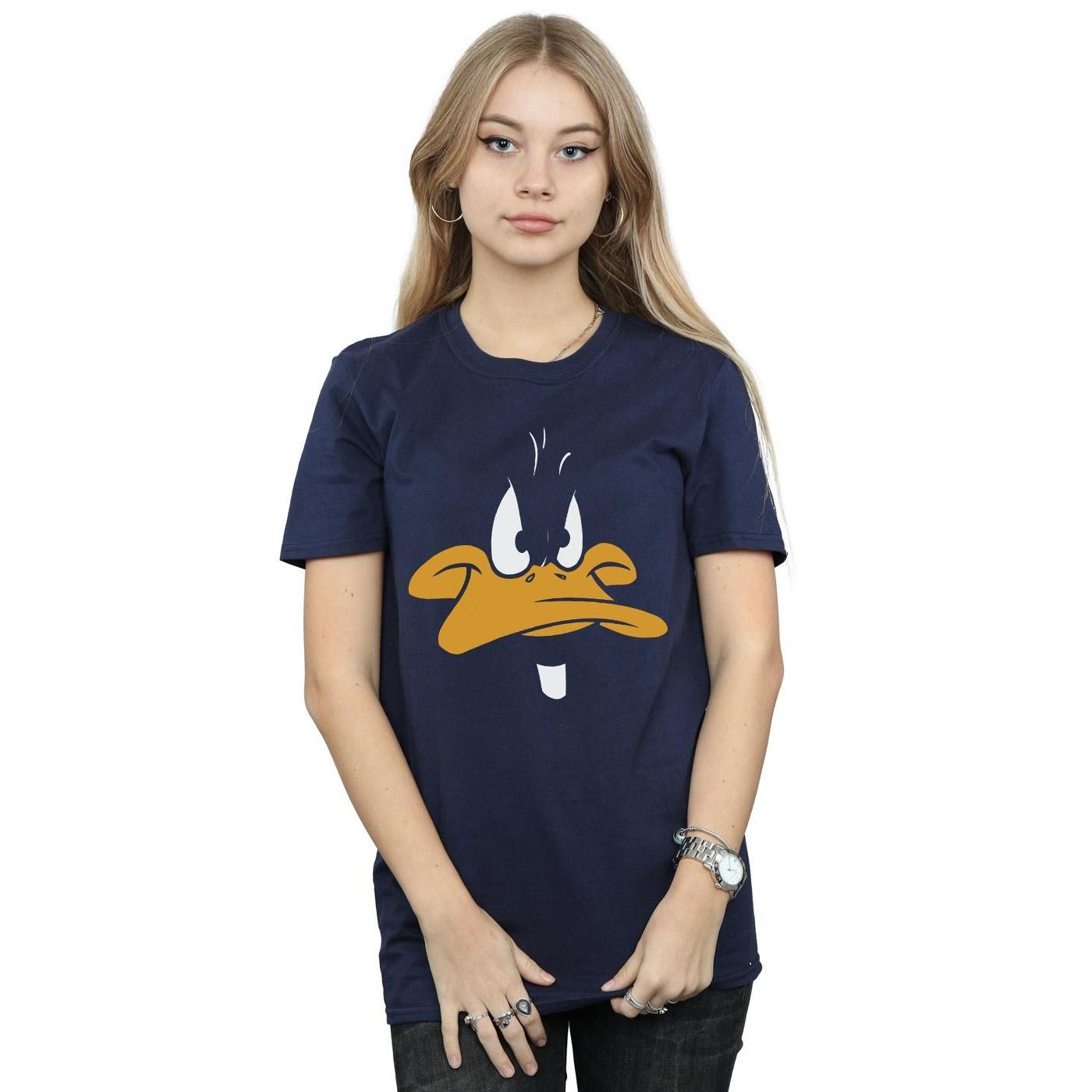 LOONEY TUNES Daffy Duck Face T-Shirt
