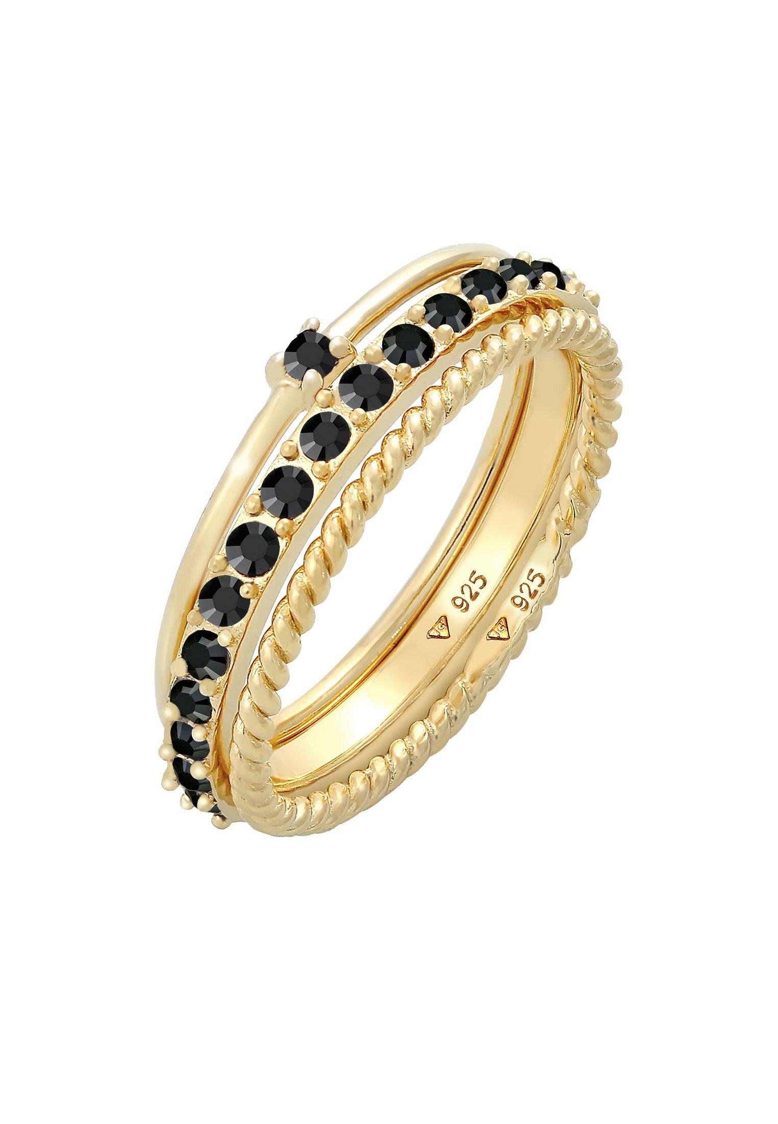 Elli Ring Stapelring Kristalle 3Er Set
