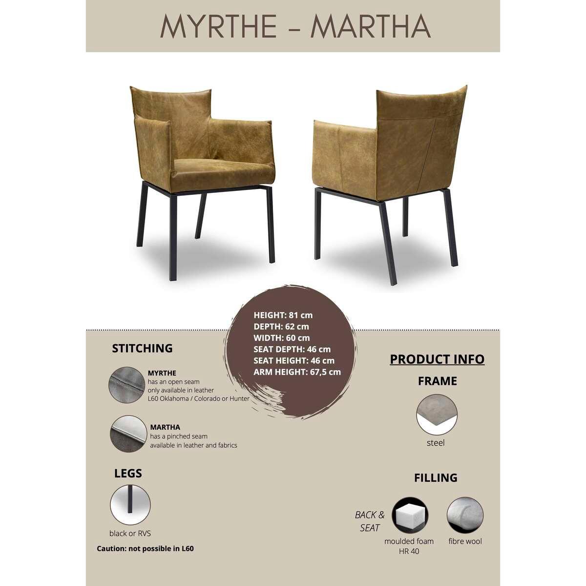 mutoni Armlehnstuhl Myrthe Africa Muschio
