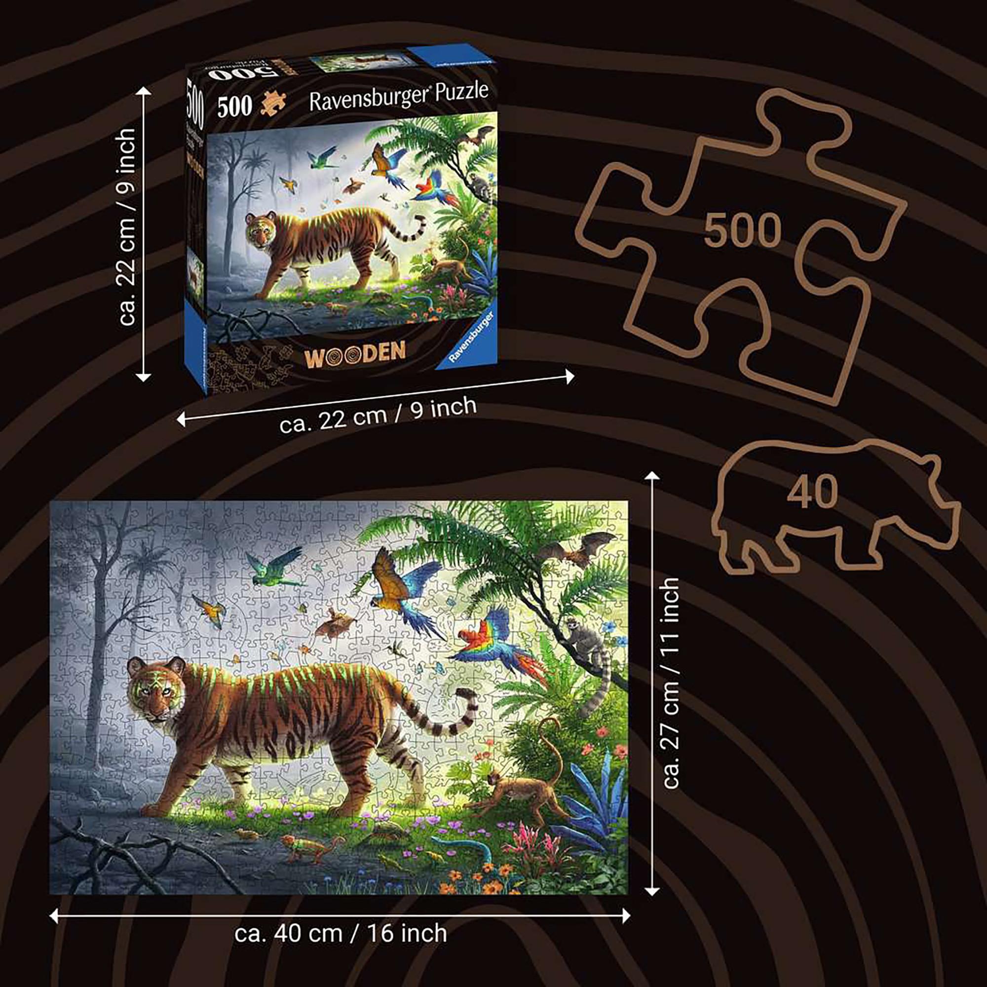 Ravensburger Puzzle Tiger im Dschungel, 500 Teile