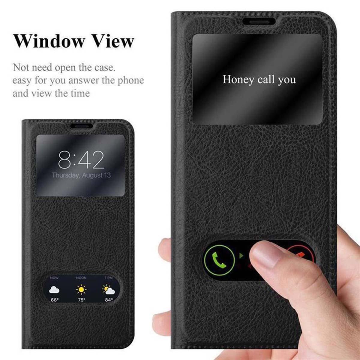 Cadorabo Hülle für Samsung Galaxy S9 PLUS Magnetverschluss, 2 Sichtfenstern