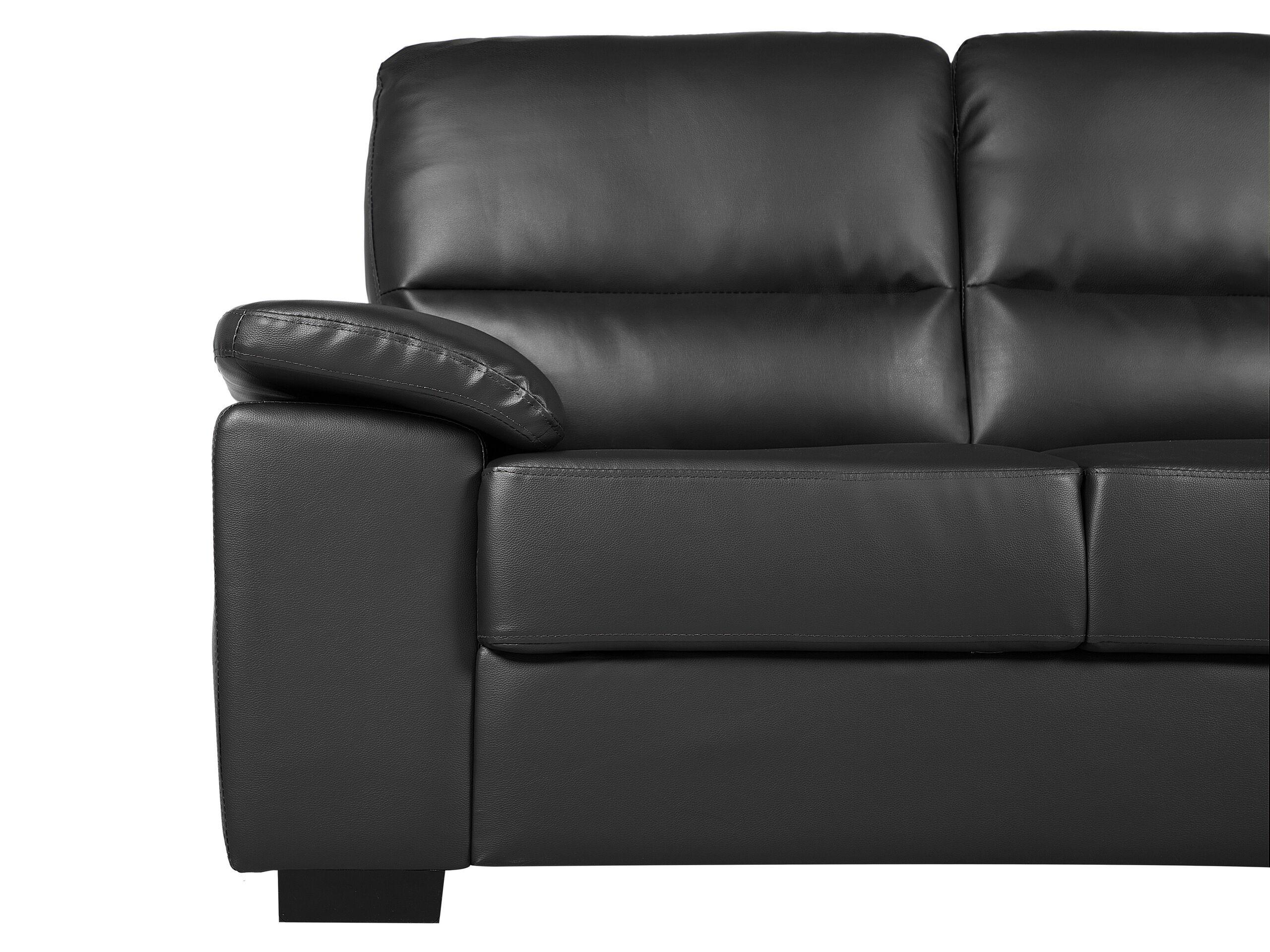 Beliani 2 Sitzer Sofa aus Kunstleder Retro VOGAR