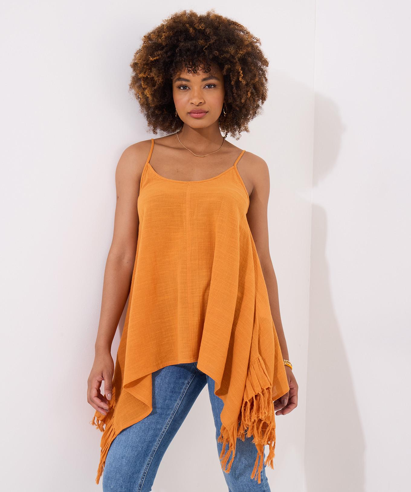 Joe Browns Tunika mit Quasten- und Taschentuchsaum