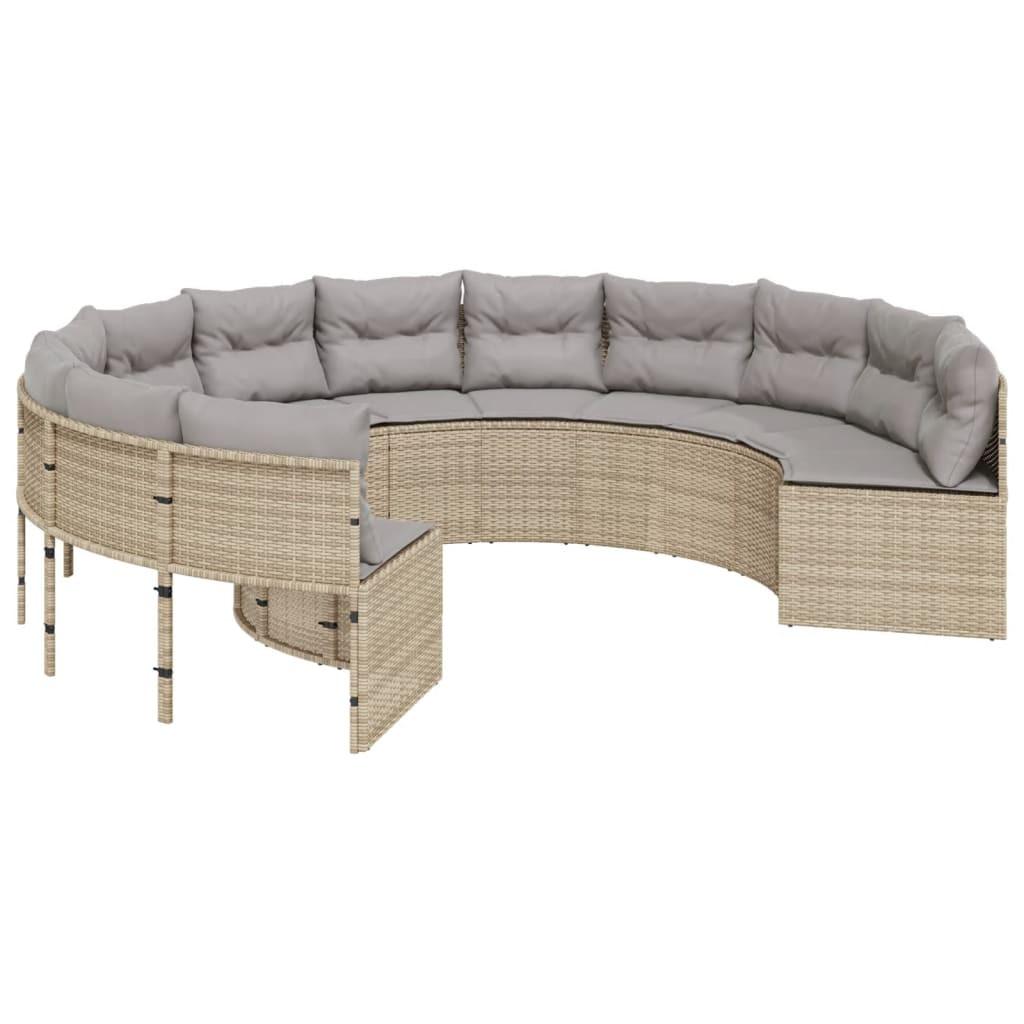 VidaXL Gartensofa poly-rattan
