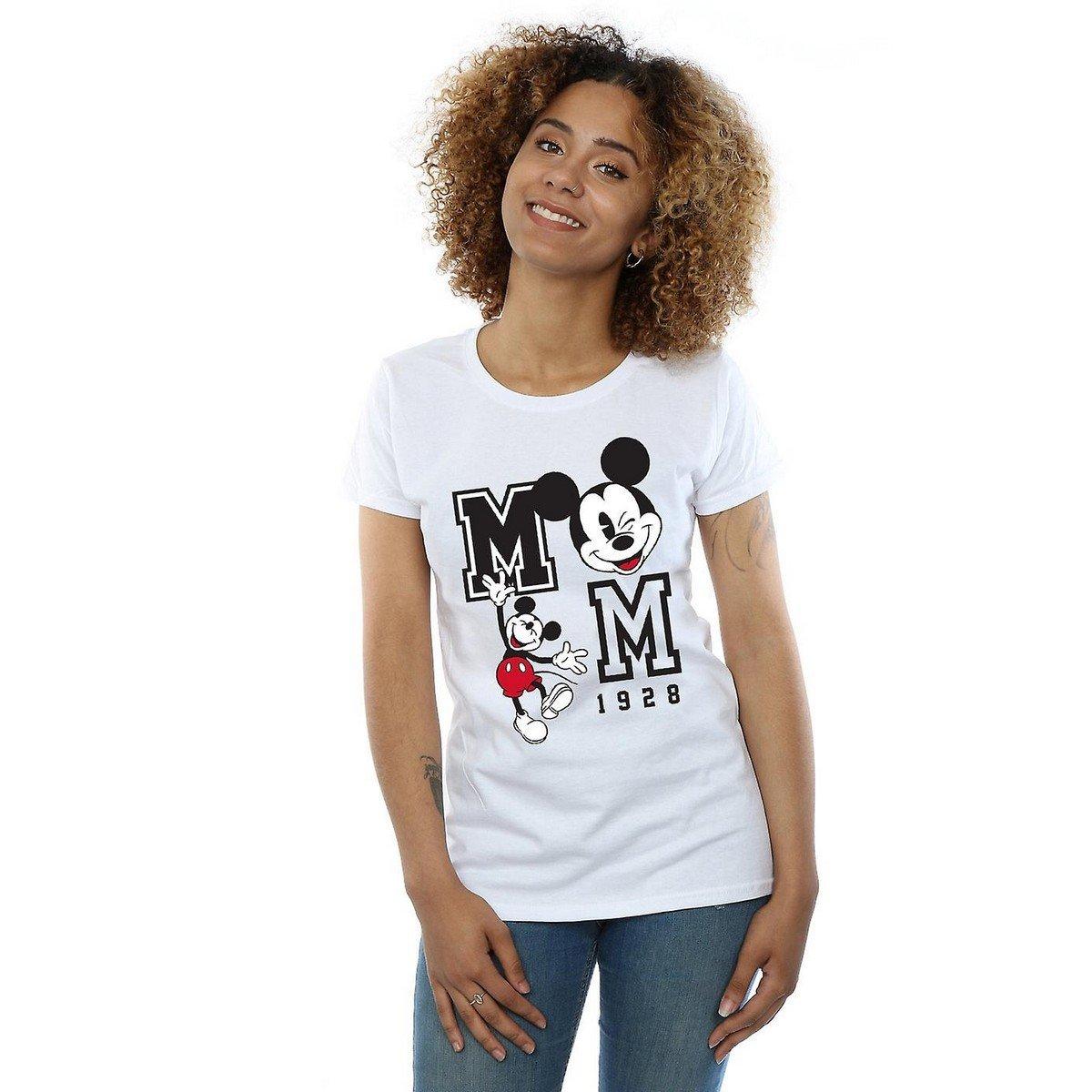 Disney Mickey Mouse Print Kurzarm T-Shirt