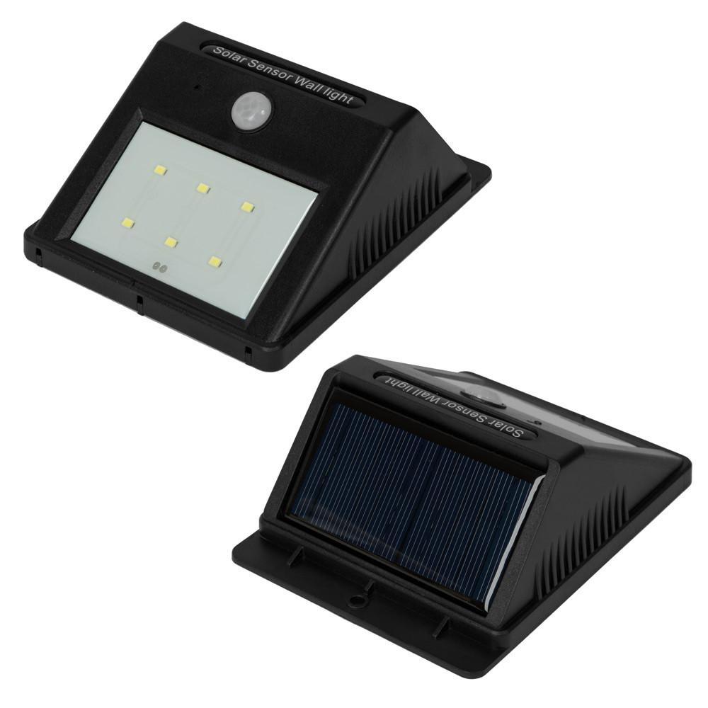 Tectake 6 LED Solar Leuchten mit Bewegungsmelder