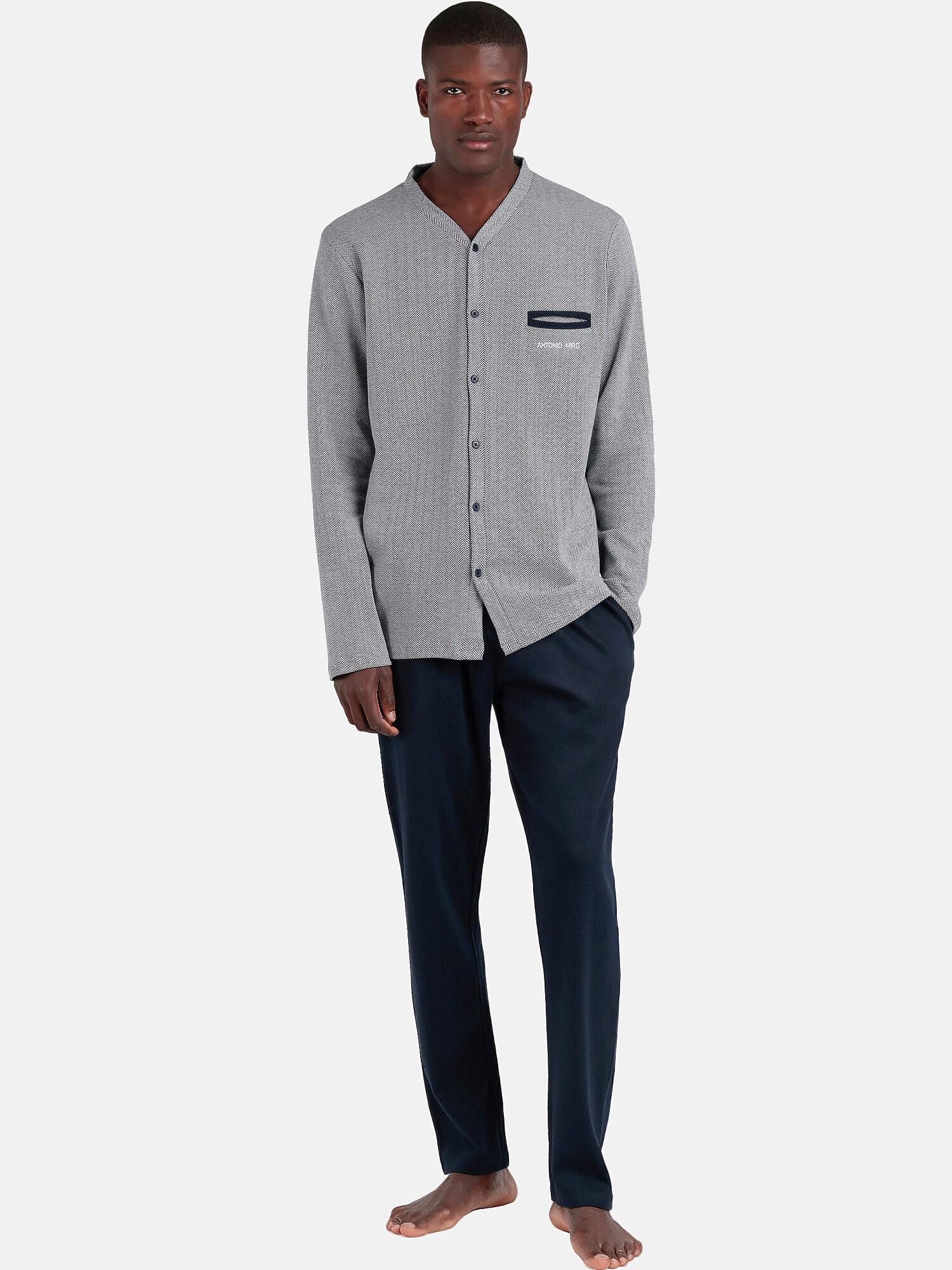 Admas Pyjama Outfit Hose Hemd Langarm Corner Antonio Miro