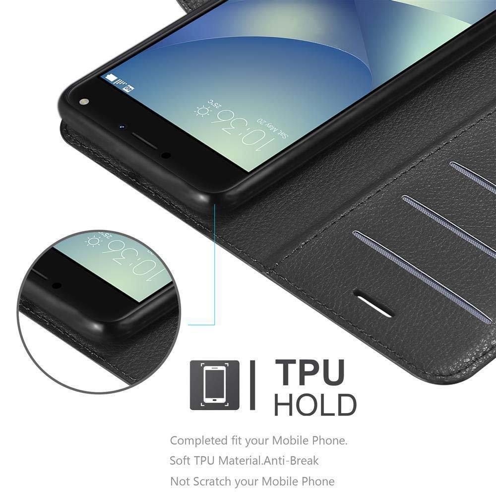 Cadorabo Hülle für Asus ZenFone 4 MAX (5.2 Zoll) Standfunktion, Kartenfach