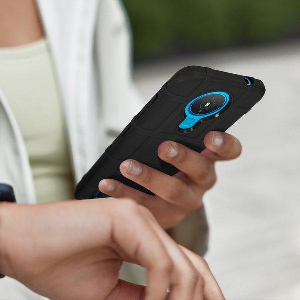 Avizar Nokia 1.4 Silikonhülle Schwarz