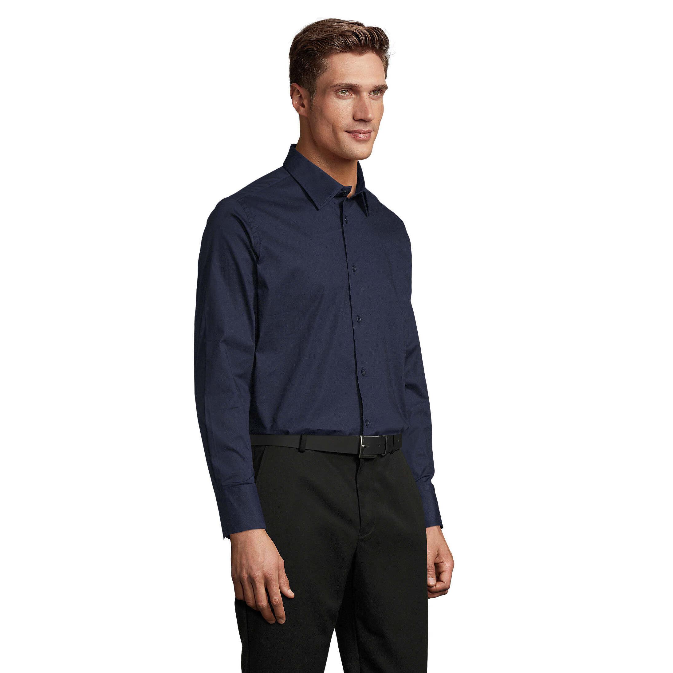 SOLS Ol' Brighton Langarm Slim Fit Hemd