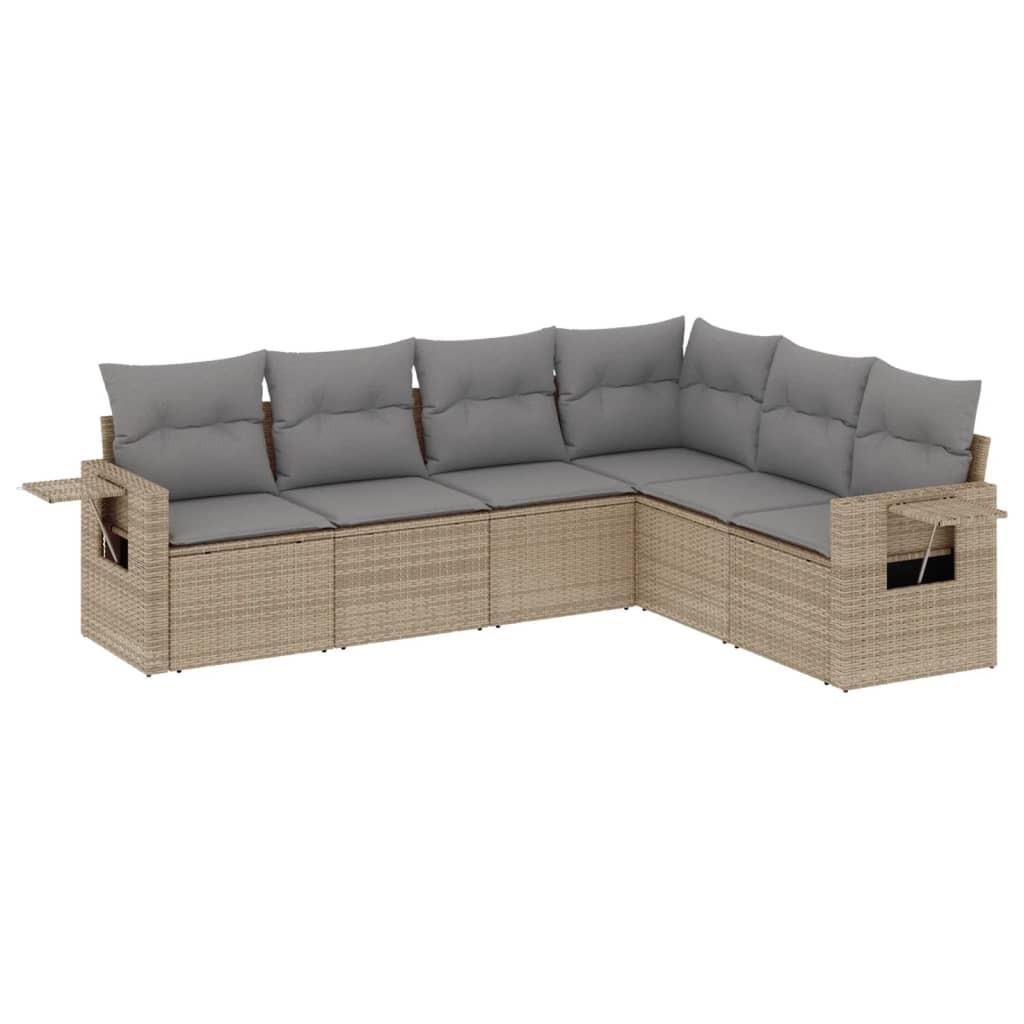VidaXL Garten sofagarnitur poly-rattan