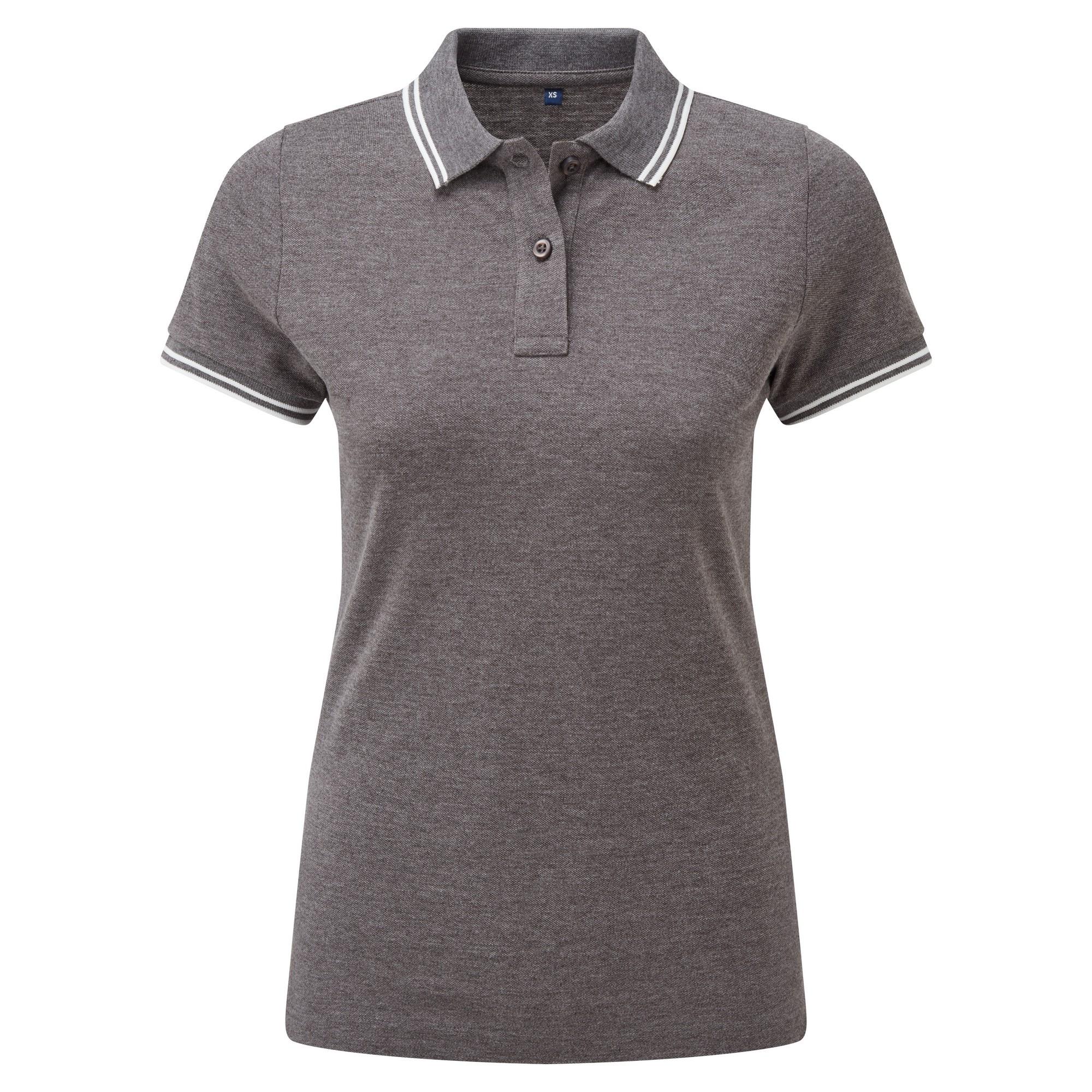 Asquith & Fox Poloshirt mit Kontraststreifen