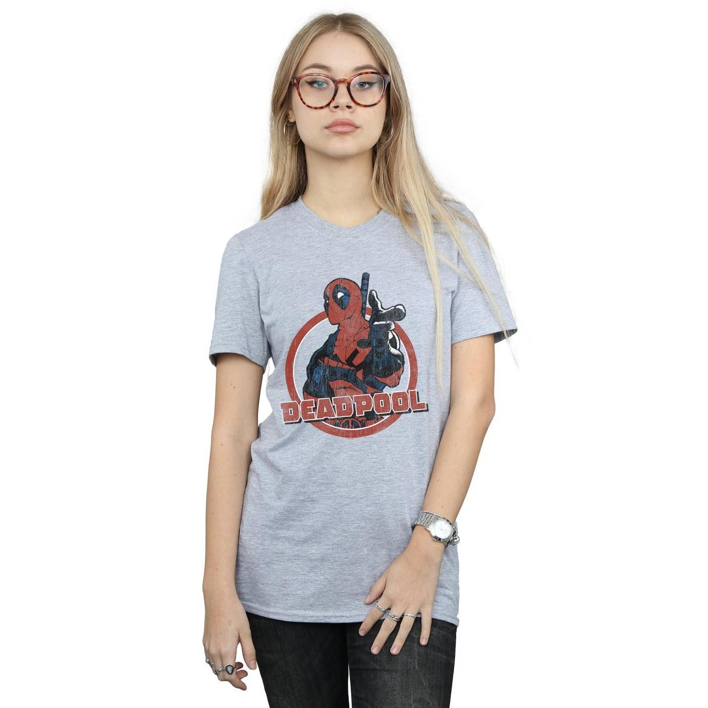 MARVEL Deadpool Circle Logo T-Shirt