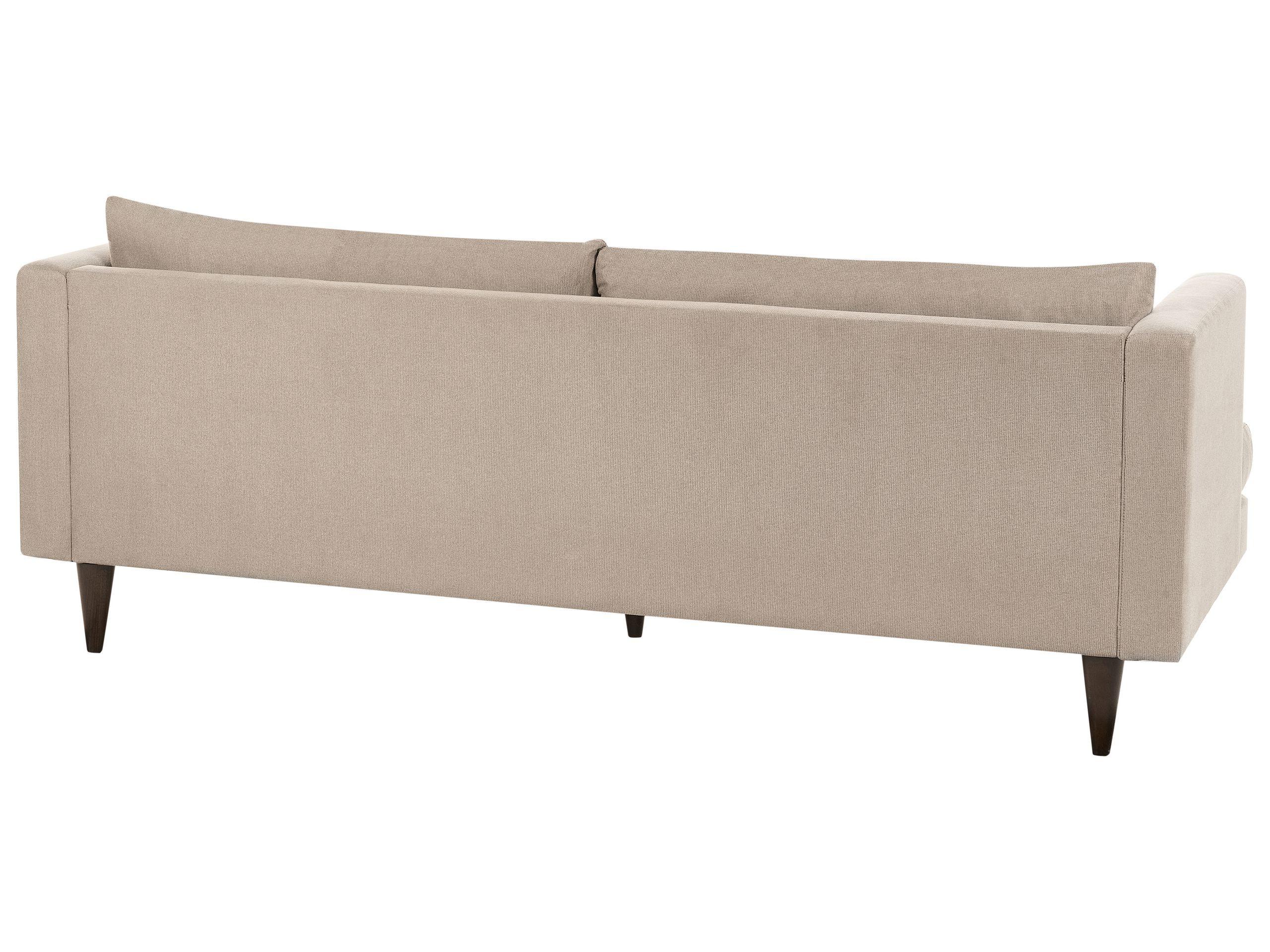 Beliani 3 Sitzer Sofa aus Polyester Minimalistisch JARPEN