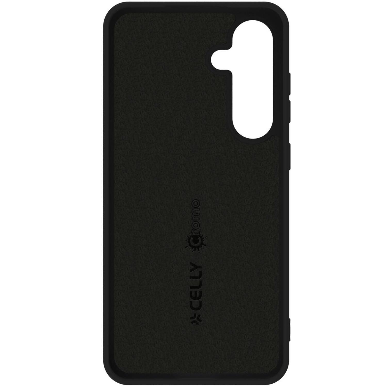 Celly Cromo Weiche Gummihülle Galaxy S24 FE Schwarz