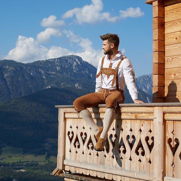 Tectake Lederhose Steigerwald