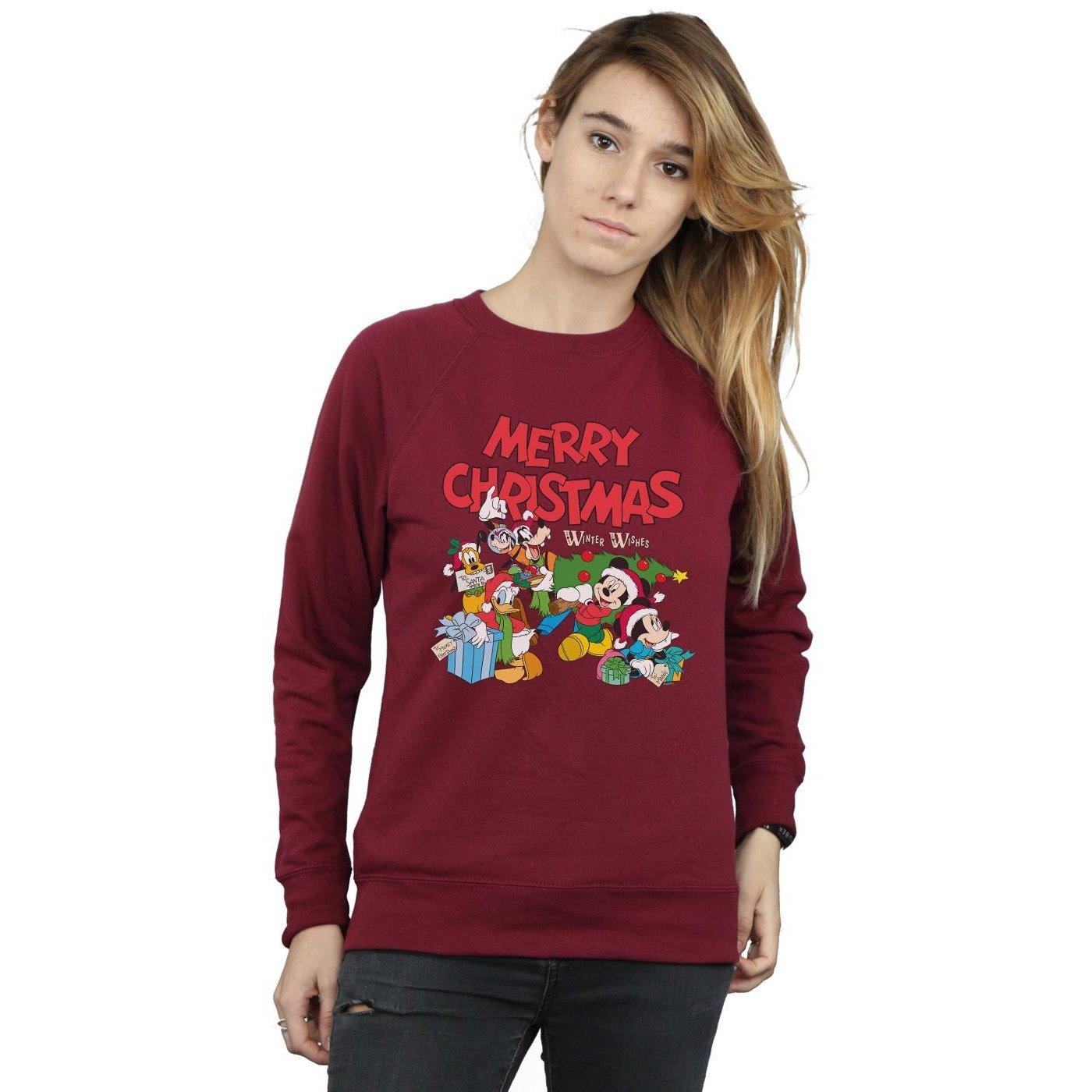 Disney Mickey Mouse And FriendsWinter Wishes Sweatshirt