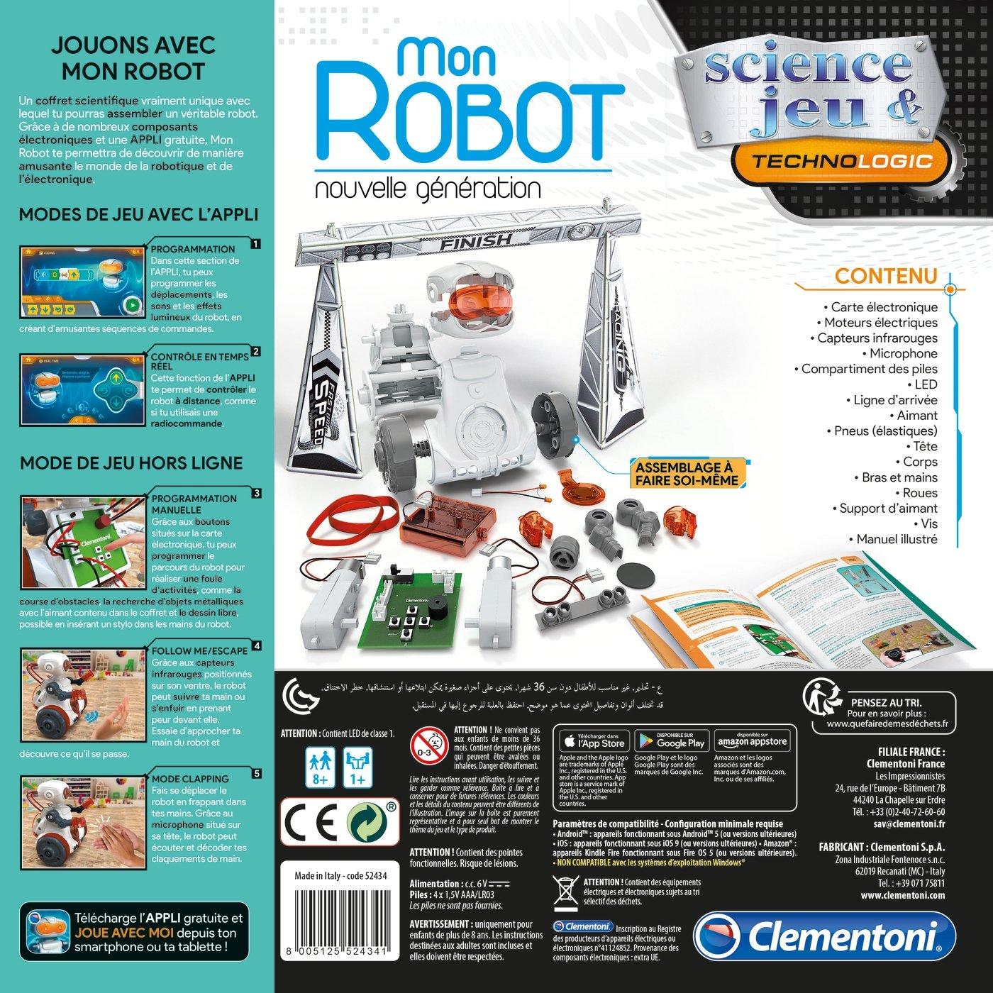 Clementoni Mon Robot nouvelle génération, Französisch