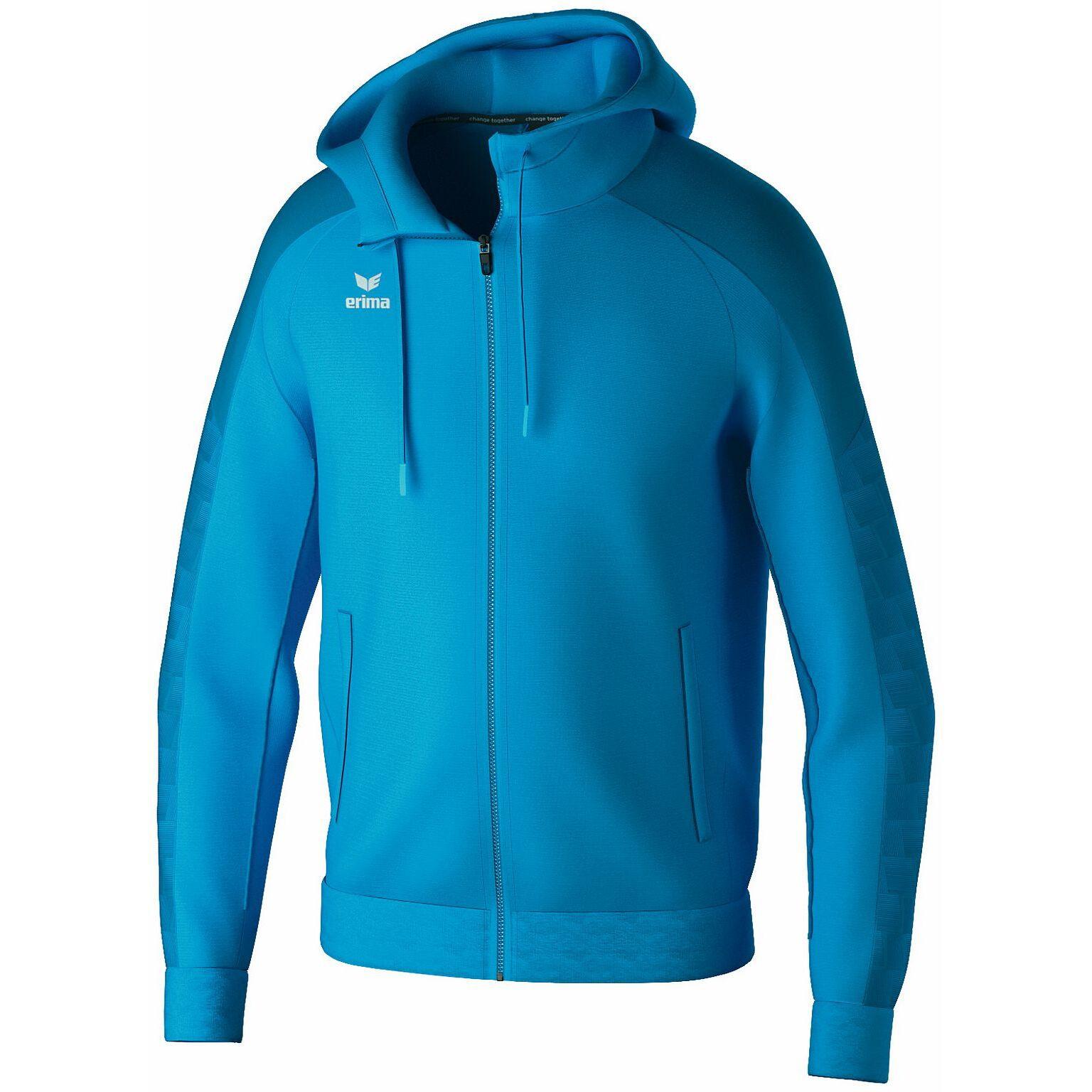 Erima kinder trainingsjacke mit kapuze evo star