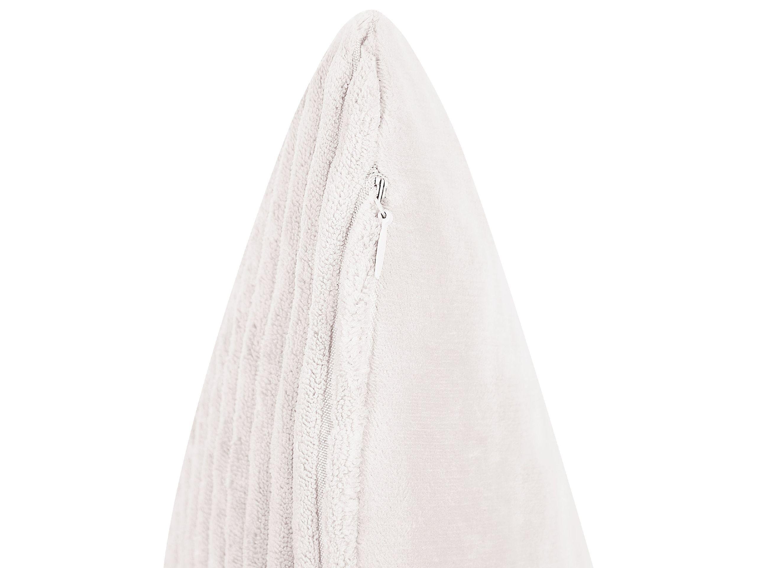 Beliani Dekokissen 2er Set aus Cord Modern MILLET