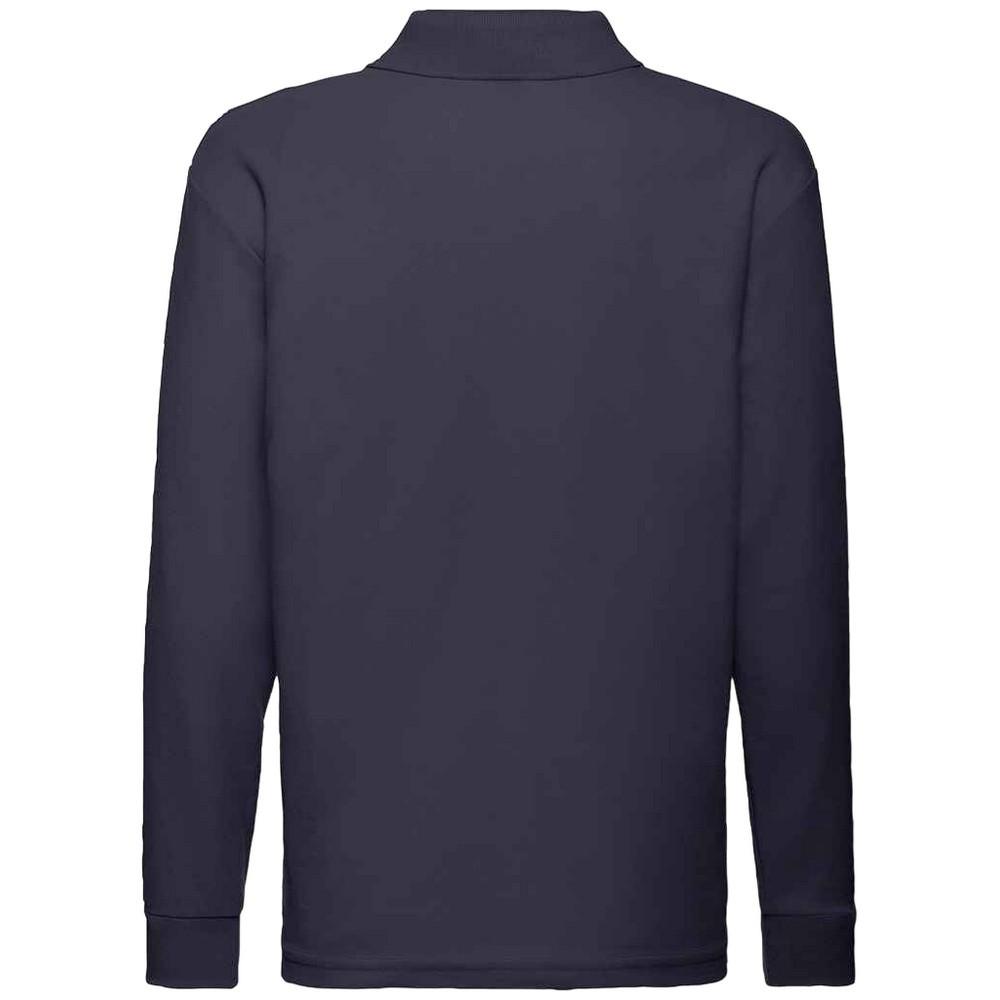 Fruit of the Loom Langarm Pique Polo Shirt