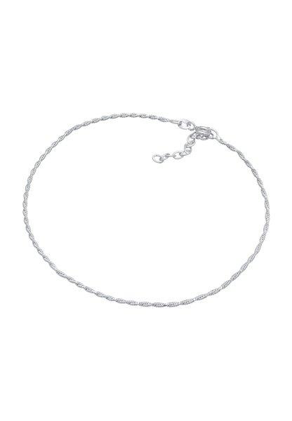 Elli Fußschmuck Kordelkette Gedreht Basic Zeitlos