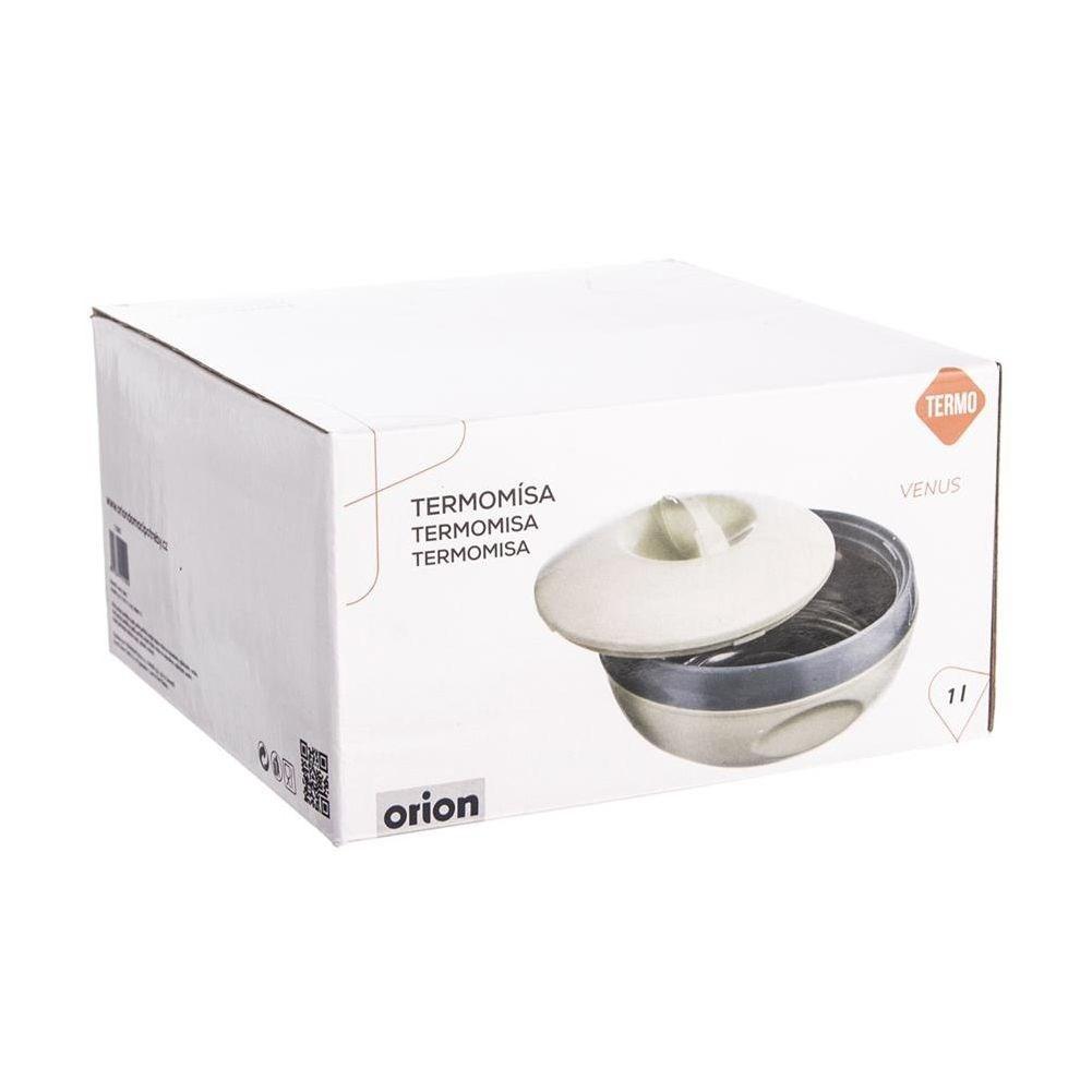 Orion Thermoskanne für warme Speisen und Eis, Kunststoff & Edelstahl