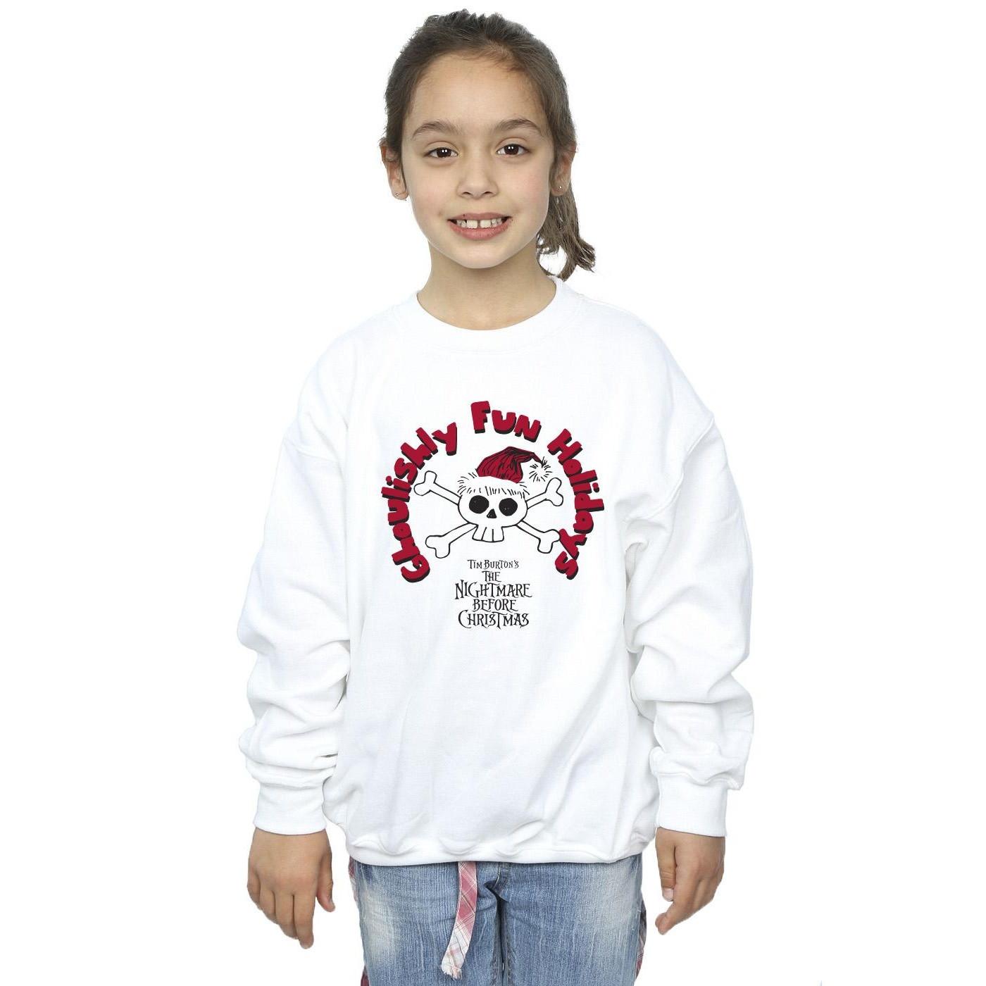 Disney The Nightmare Before Christmas Ghoulishly Fun Holidays Sweatshirt