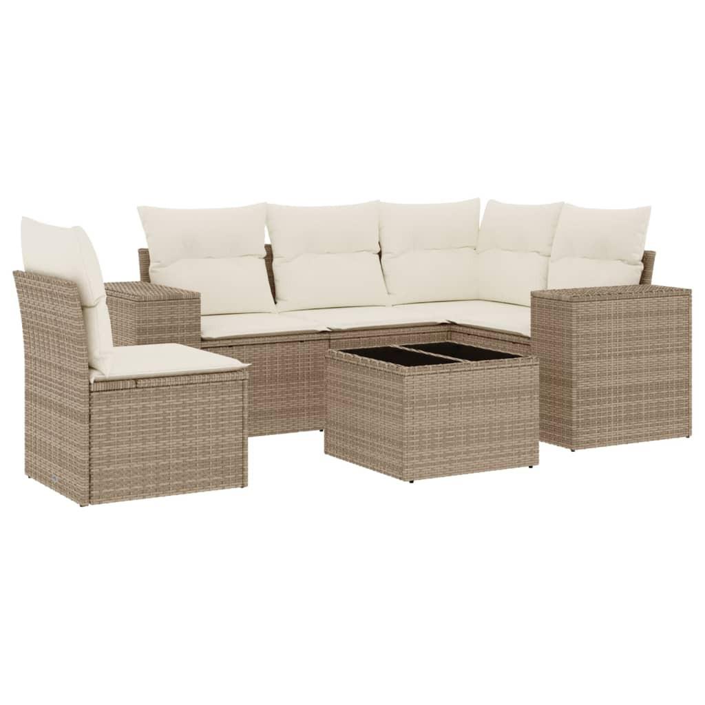 VidaXL Garten sofagarnitur poly-rattan